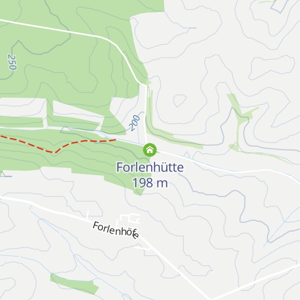 Map of Forlenhütte
