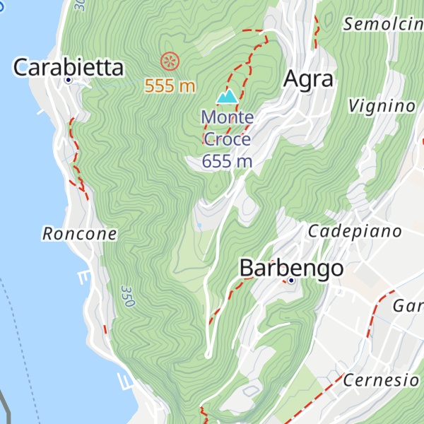 Map of Resort Collina d'Oro