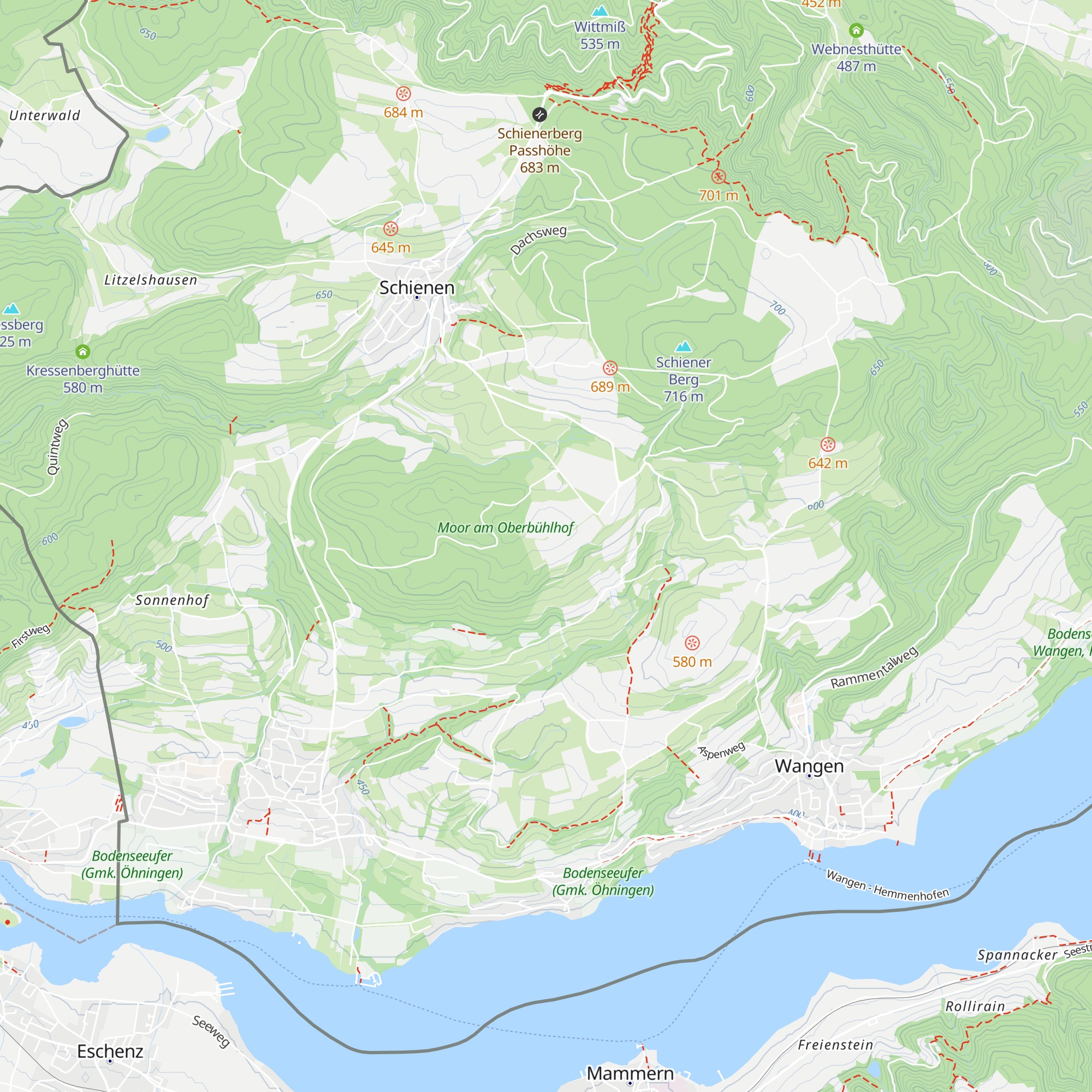 Schienerberghütte map