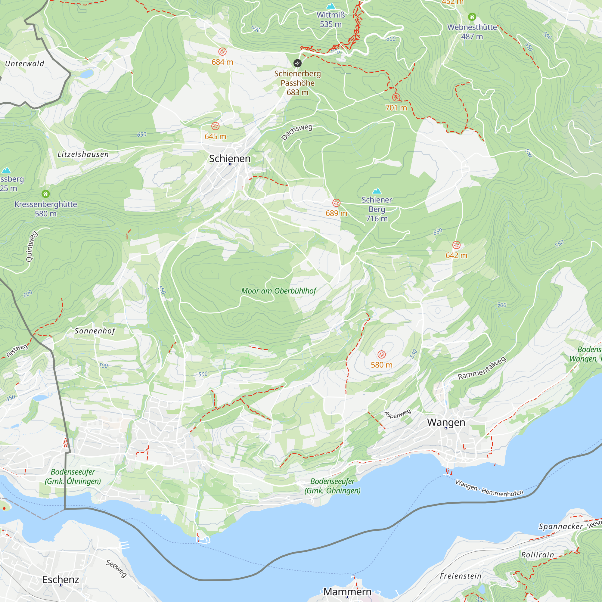 Schienerberghütte map