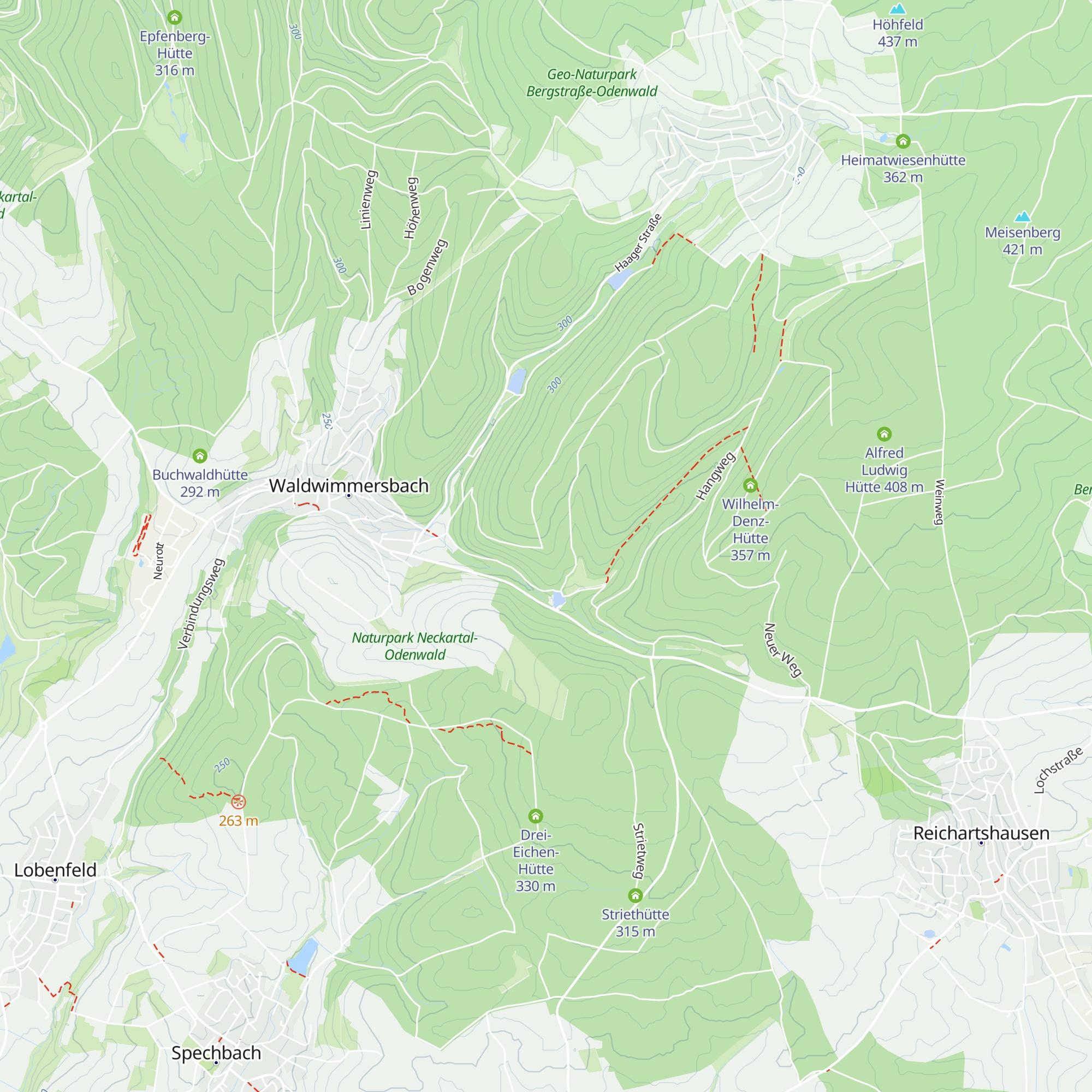 Rehheckenhütte (Unterstellmöglichkeit) map