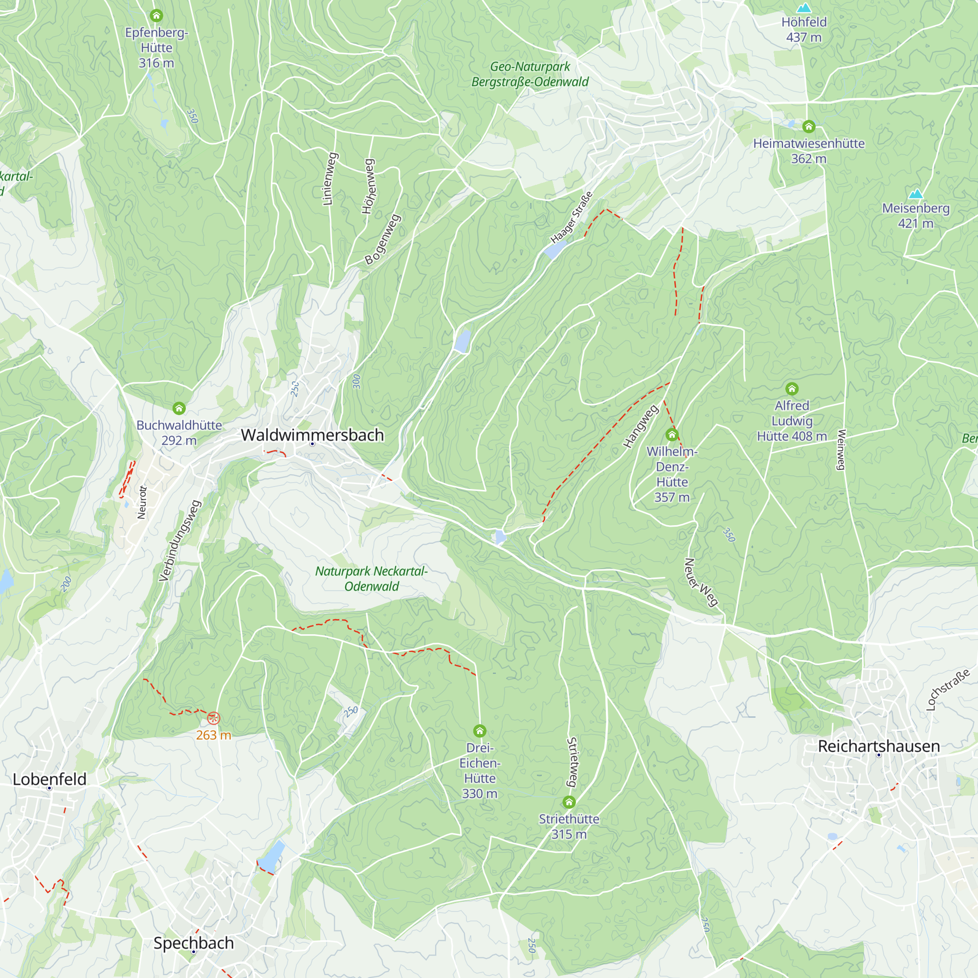 Rehheckenhütte (Unterstellmöglichkeit) map