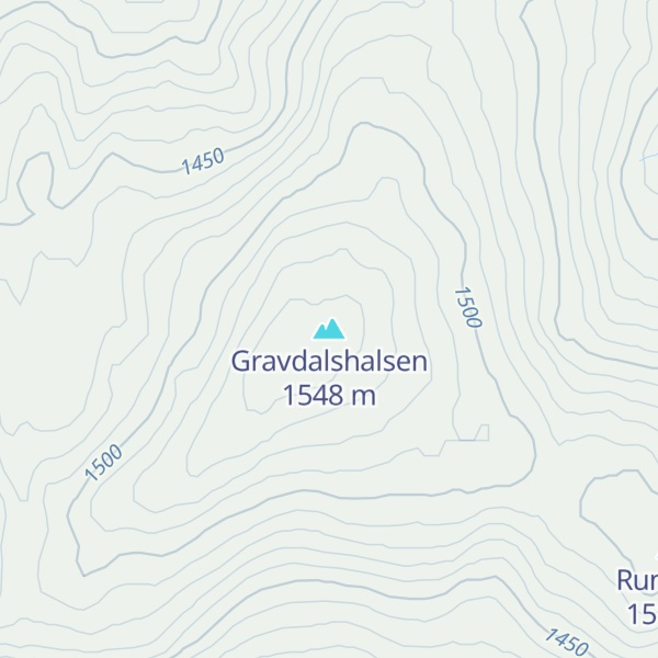 Map of Gravdalshalsen
