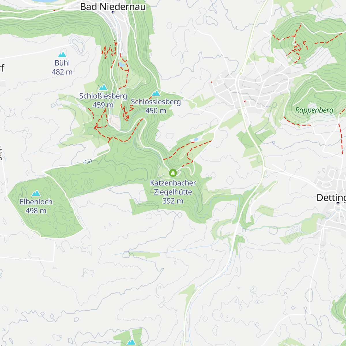 Katzenbacher Ziegelhütte map