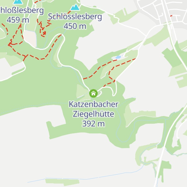 Map of Katzenbacher Ziegelhütte