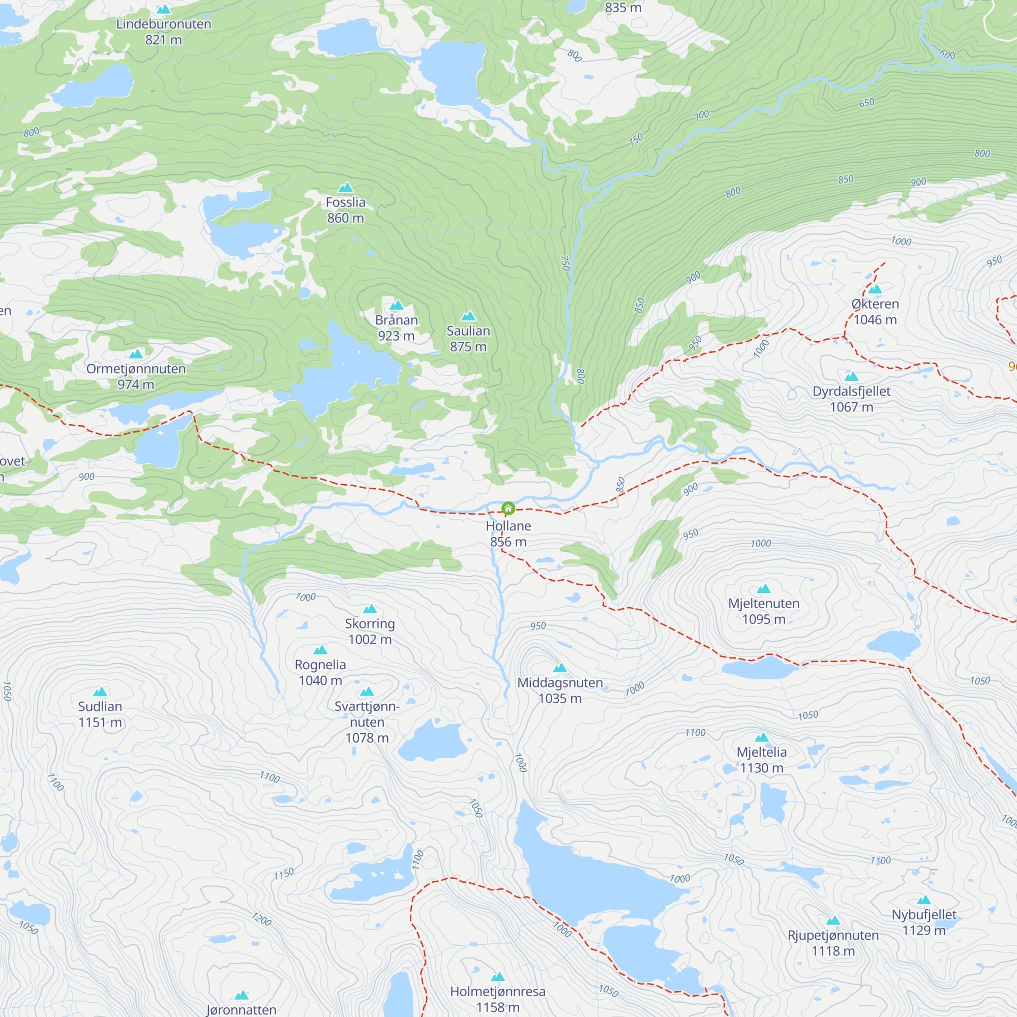 Hollane map