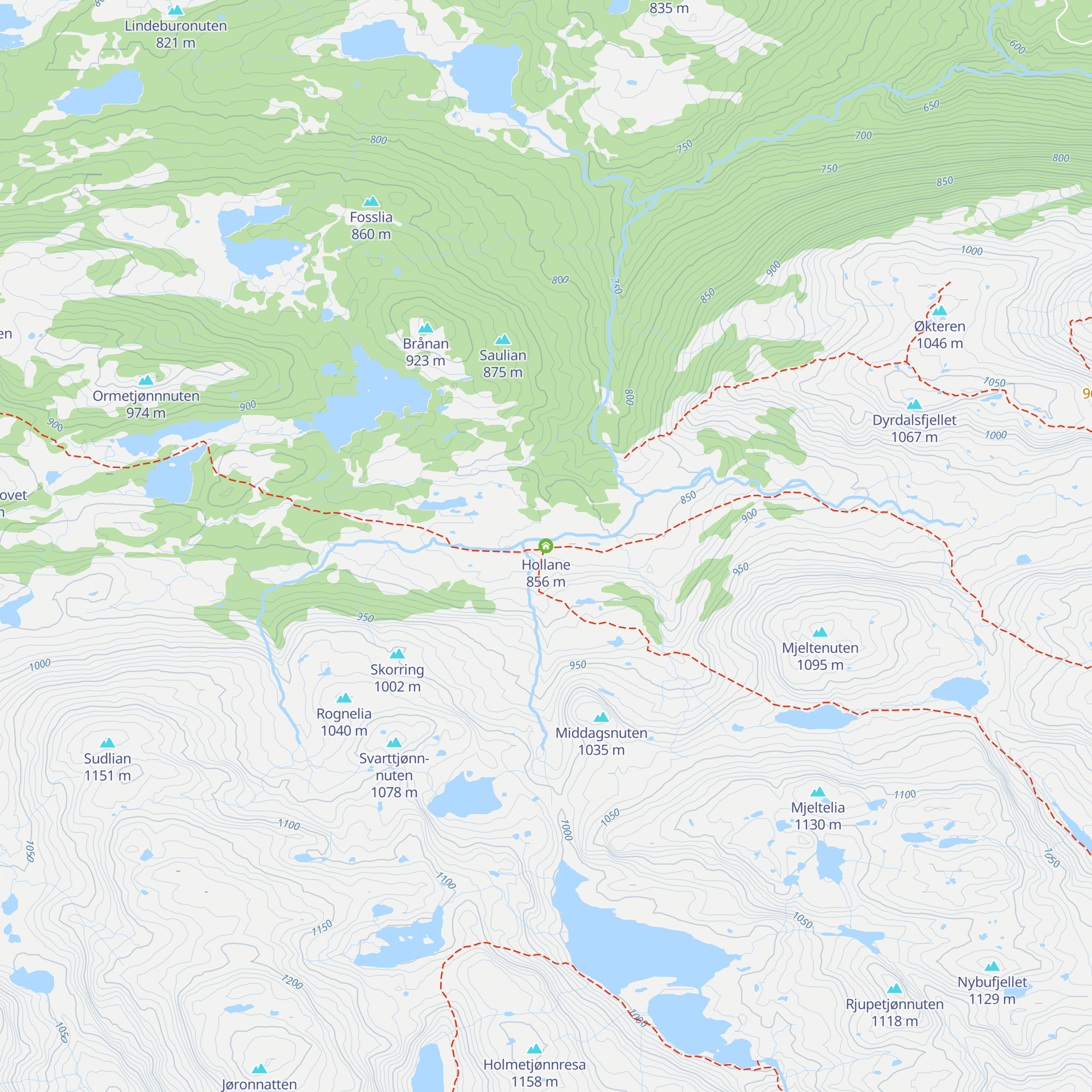 Hollane map