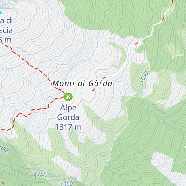Map of Capanna Gorda
