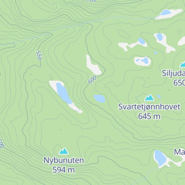 Map of Svartetjønnlia