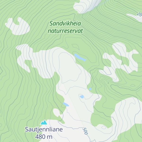 Map of Sandvikheia