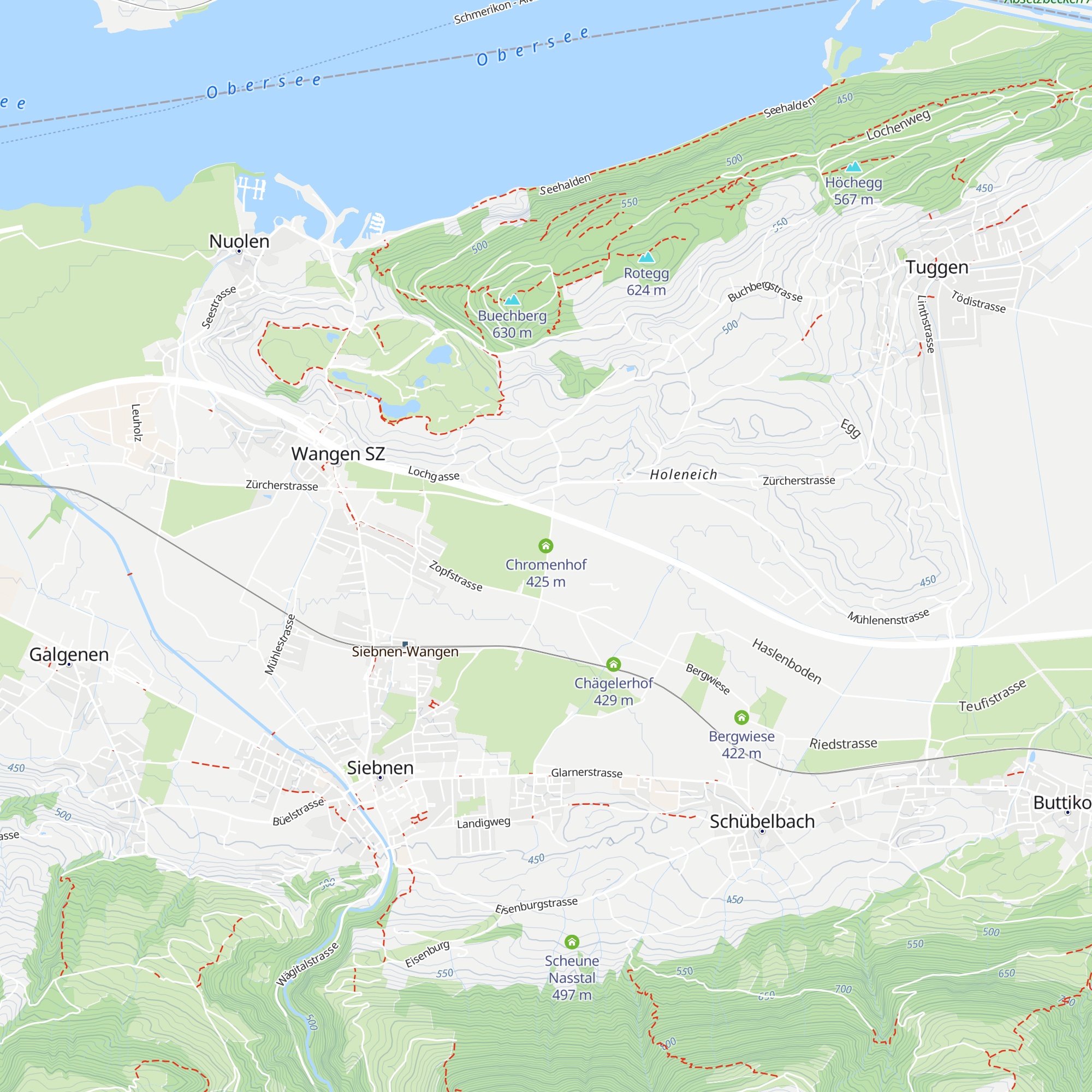 Chromenhof map