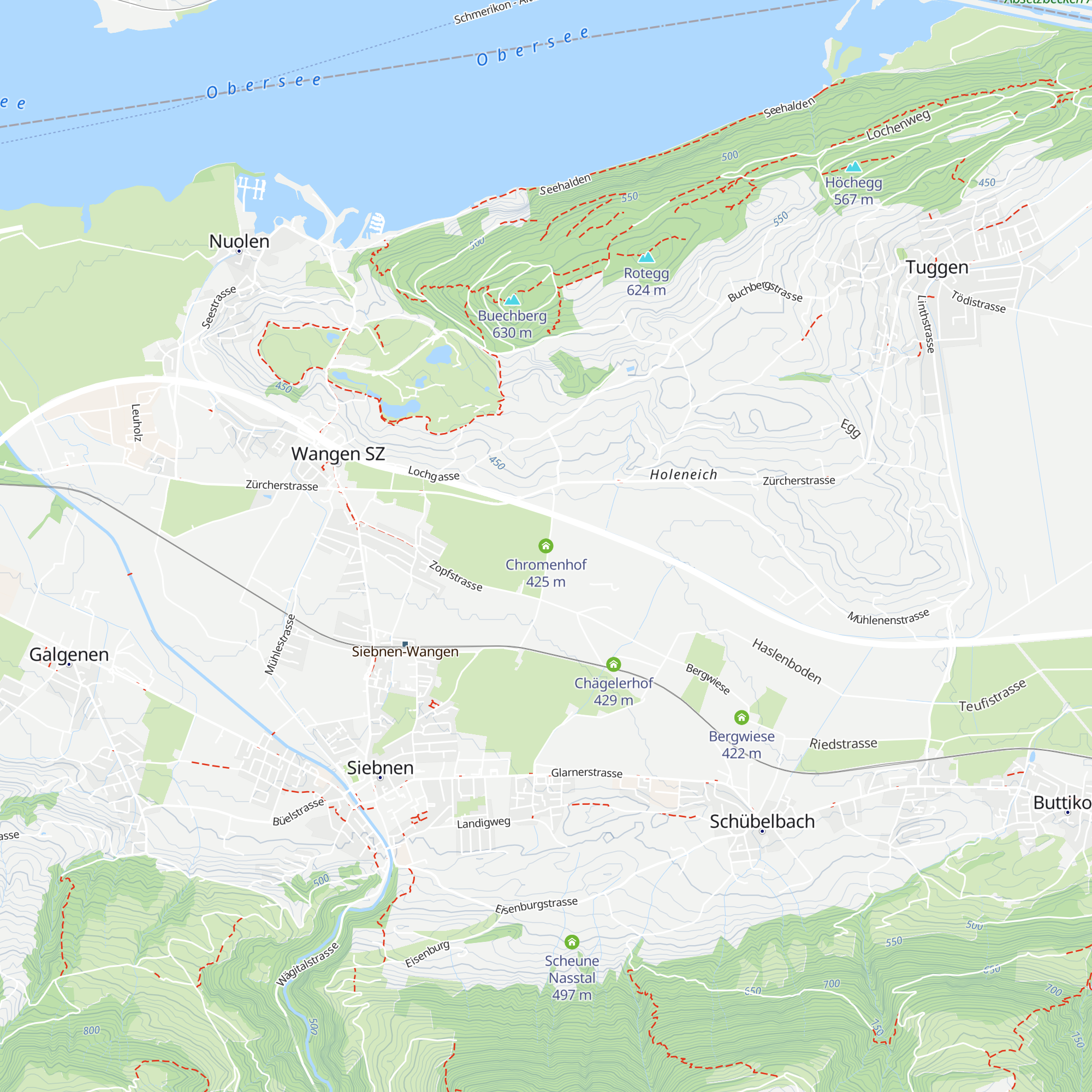 Chromenhof map