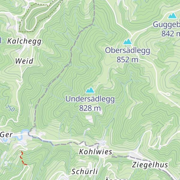 Map of Undersädlegg