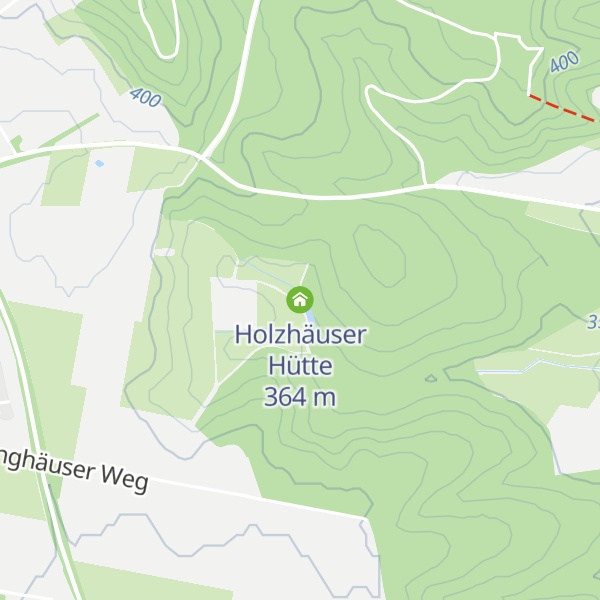 Map of Holzhäuser Hütte