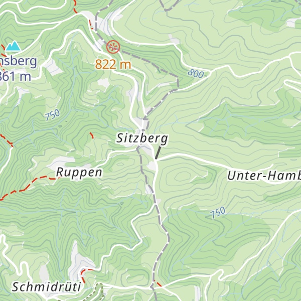 Map of Sternen Sitzberg