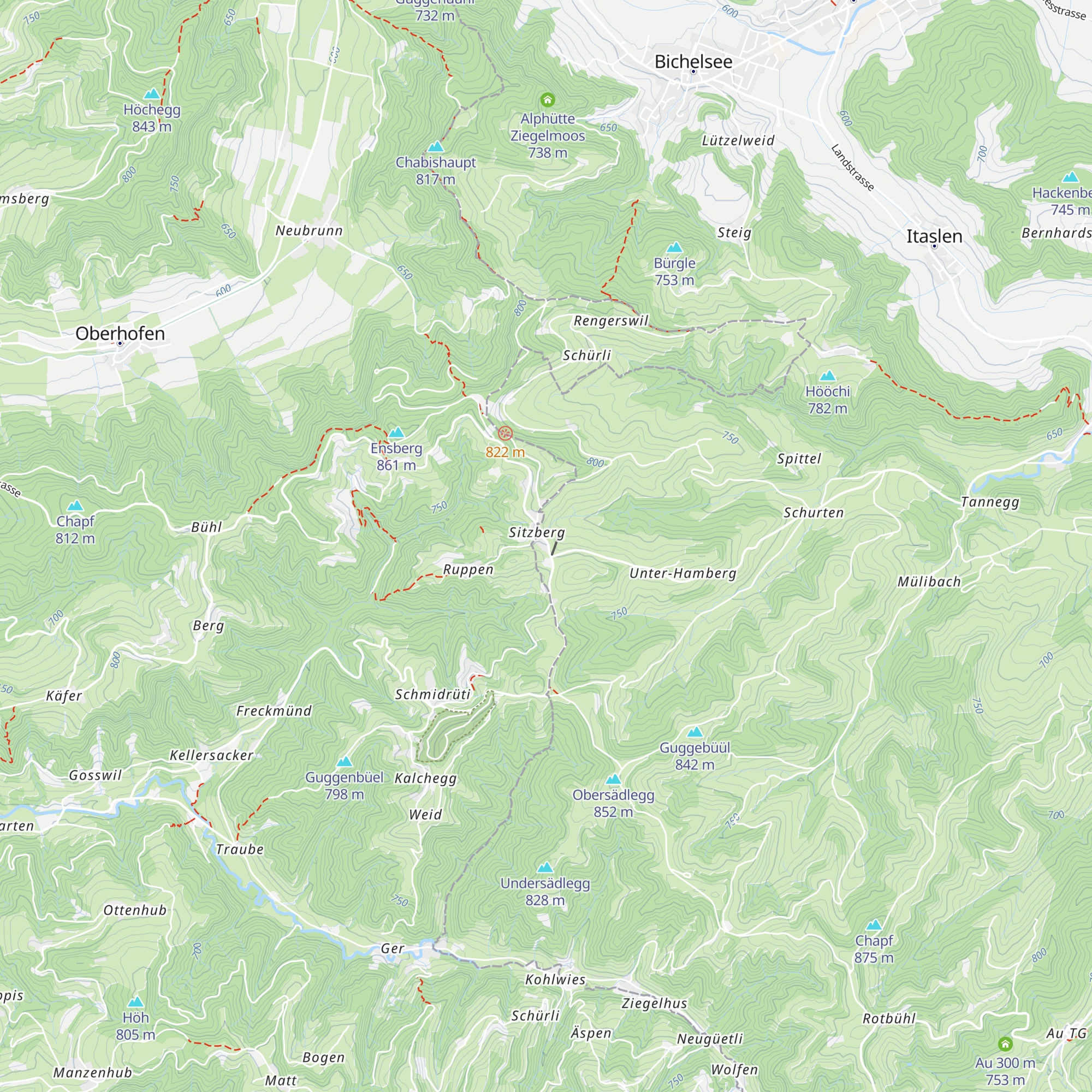 Sternen Sitzberg map