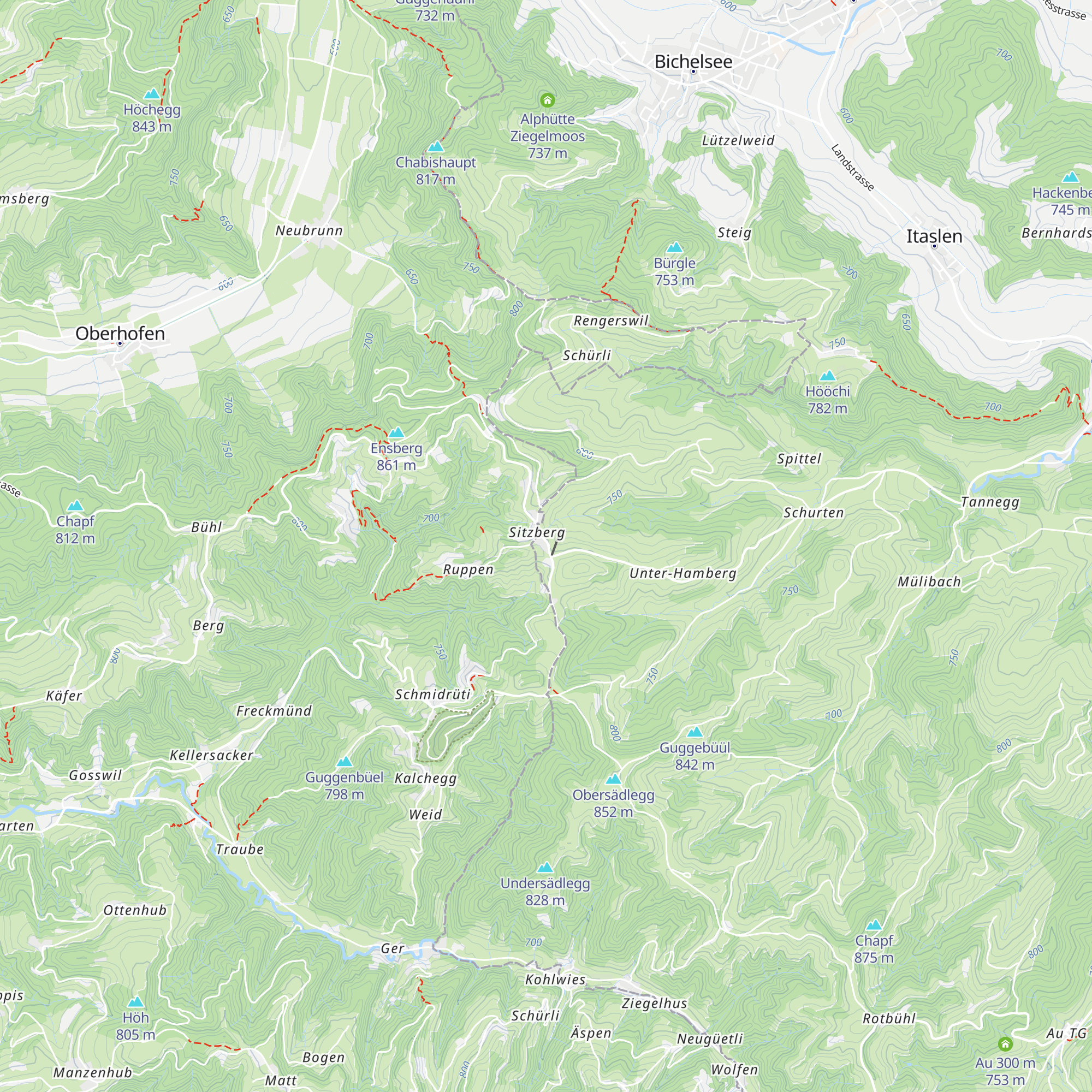 Sternen Sitzberg map
