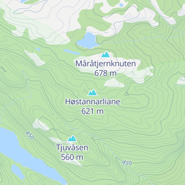 Map of Høstannarliane