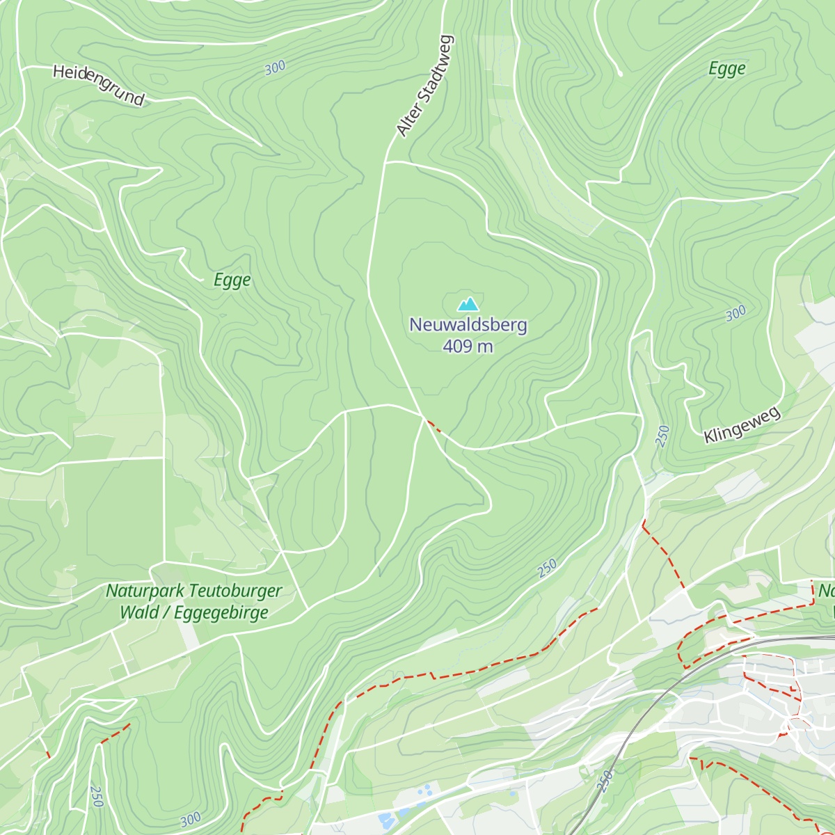 Schutzhütte an der Burenlinde map