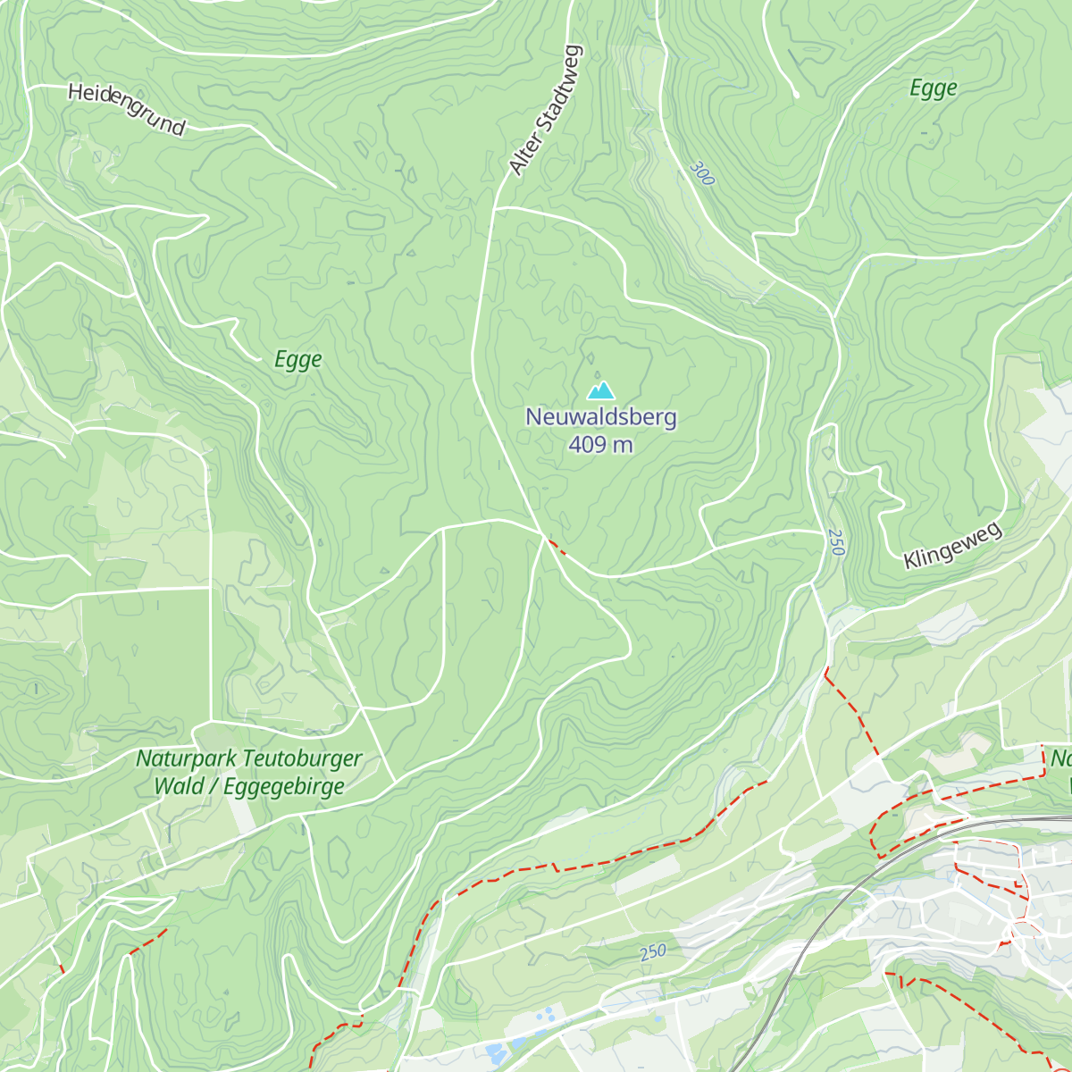Schutzhütte an der Burenlinde map