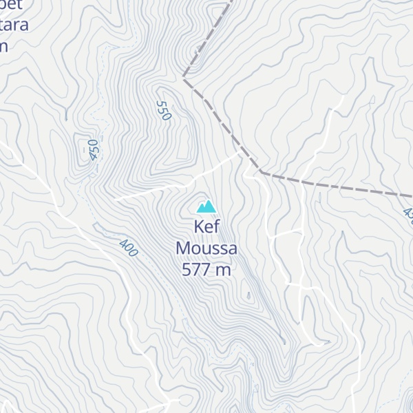 Map of Kef Moussa
