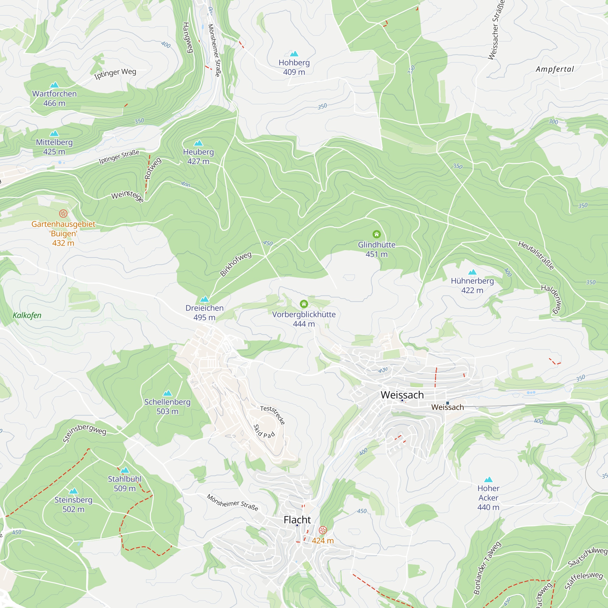 Vorbergblickhütte map
