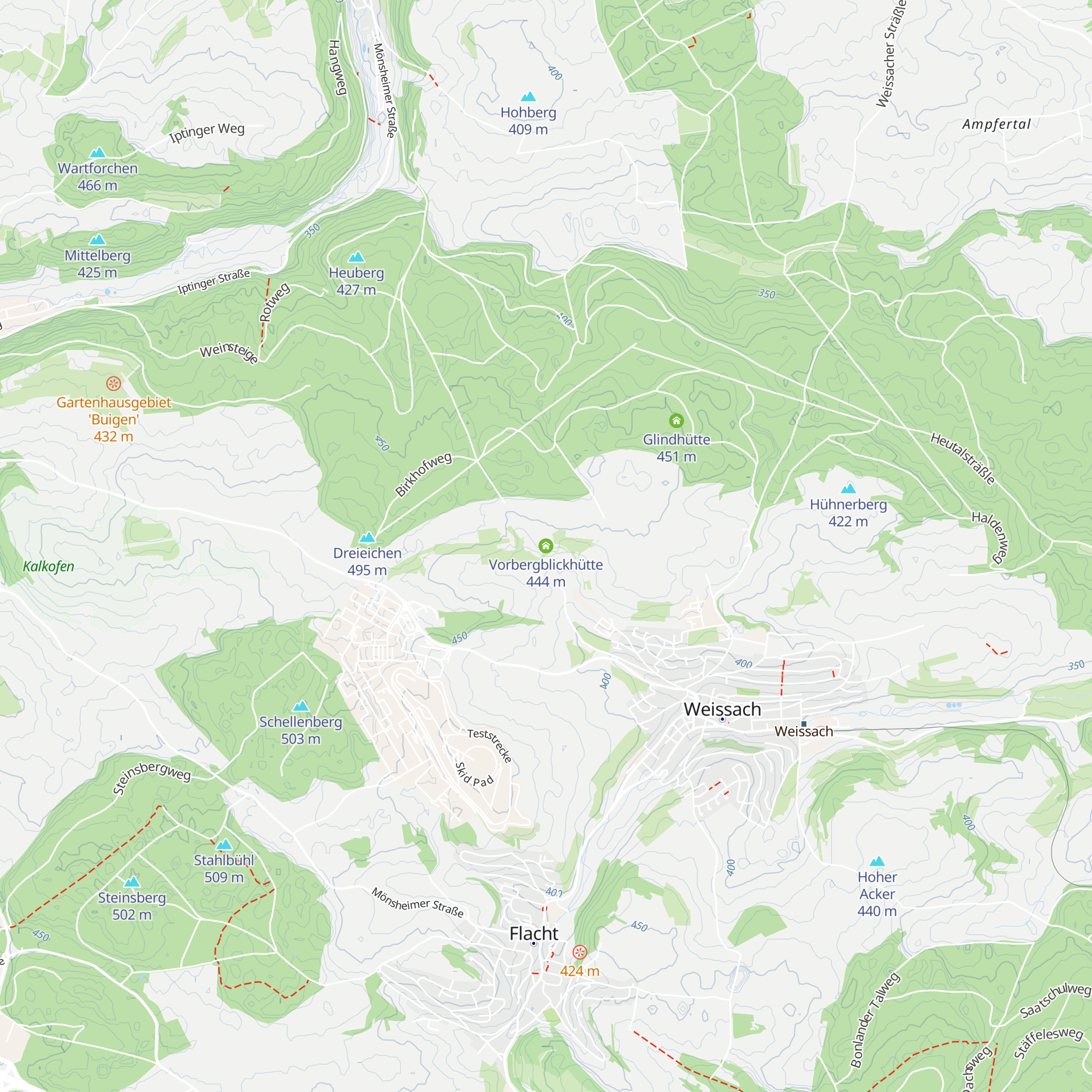 Vorbergblickhütte map