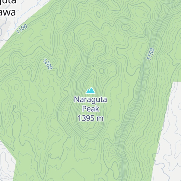 Map of Naraguta Peak
