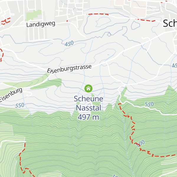 Map of Scheune Nasstal