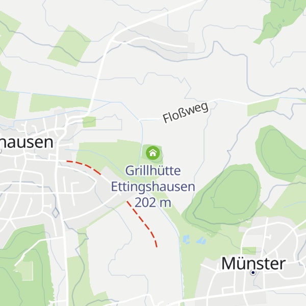 Map of Grillhütte Ettingshausen