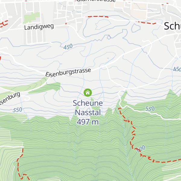 Map of Nebengebäude Nasstal (Stöckli)