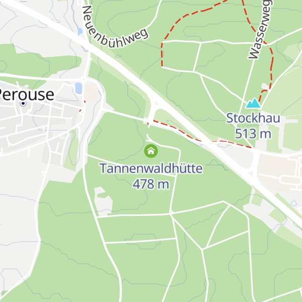 Map of Tannenwaldhütte