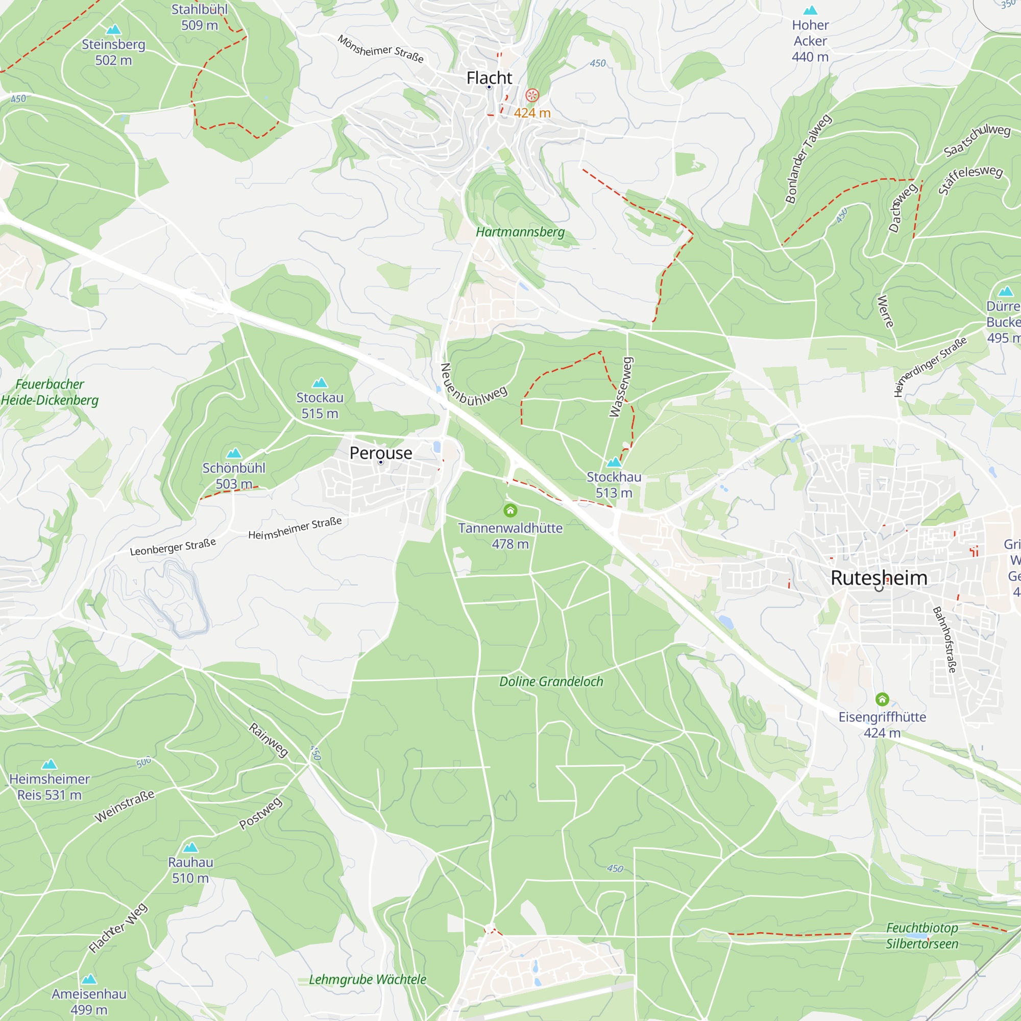 Tannenwaldhütte map
