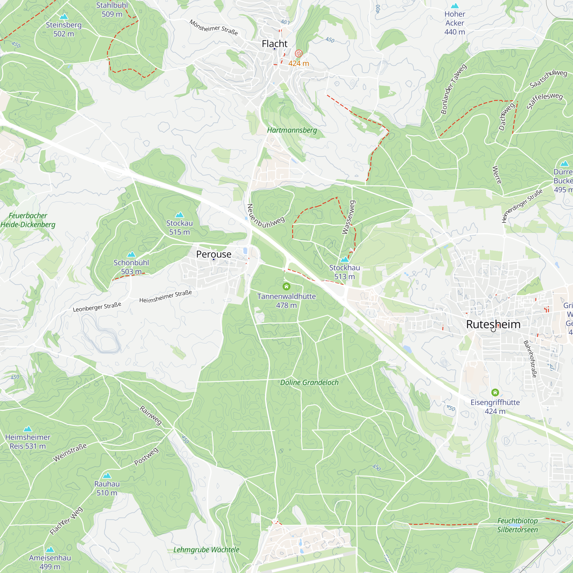 Tannenwaldhütte map