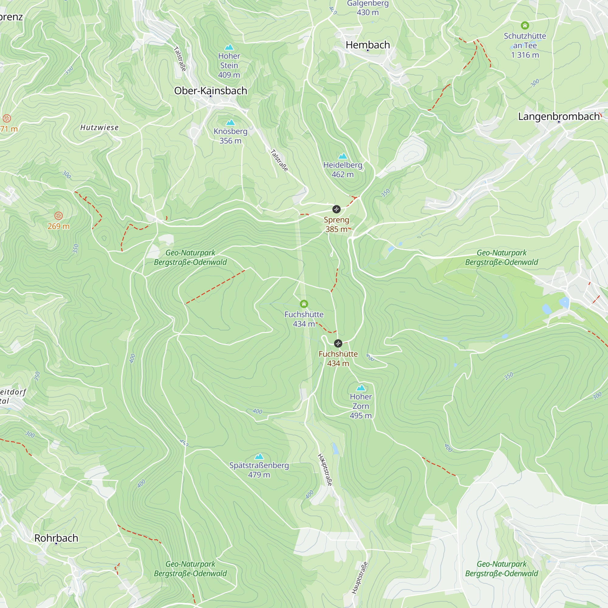 Fuchshütte map
