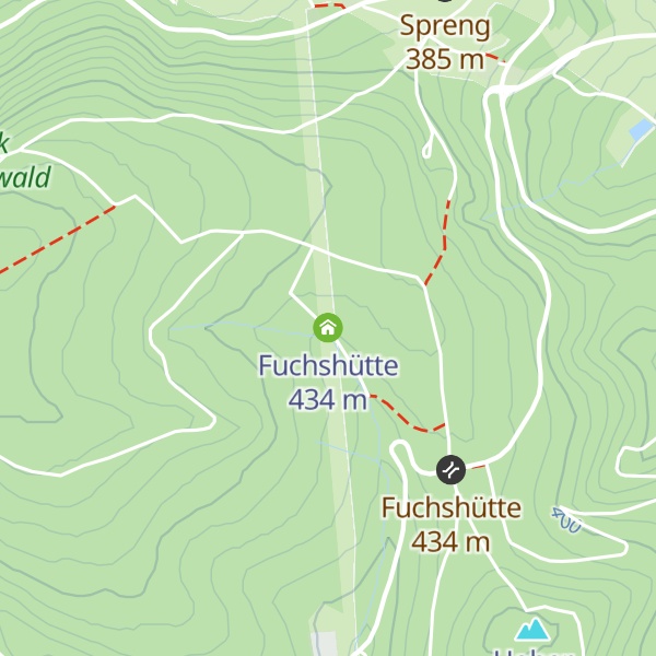 Map of Fuchshütte