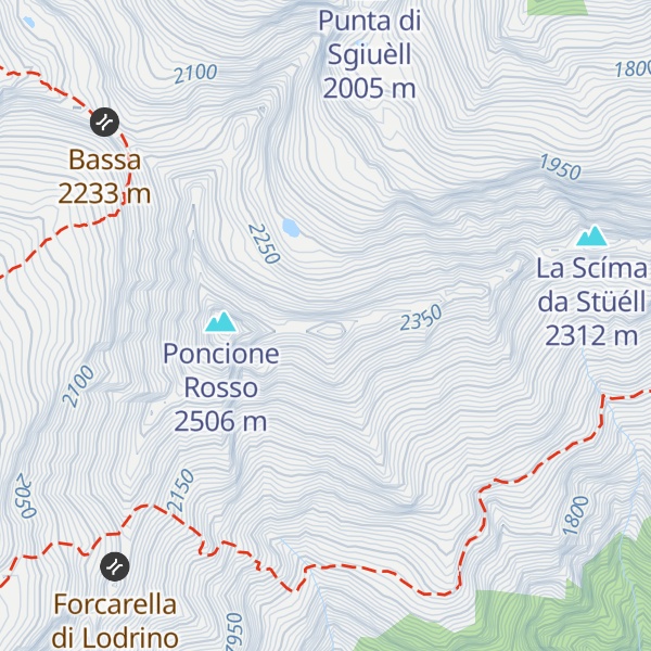 Map of La Scíma da Vacarísc