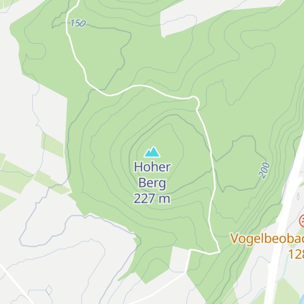 Map of Hoher Berg