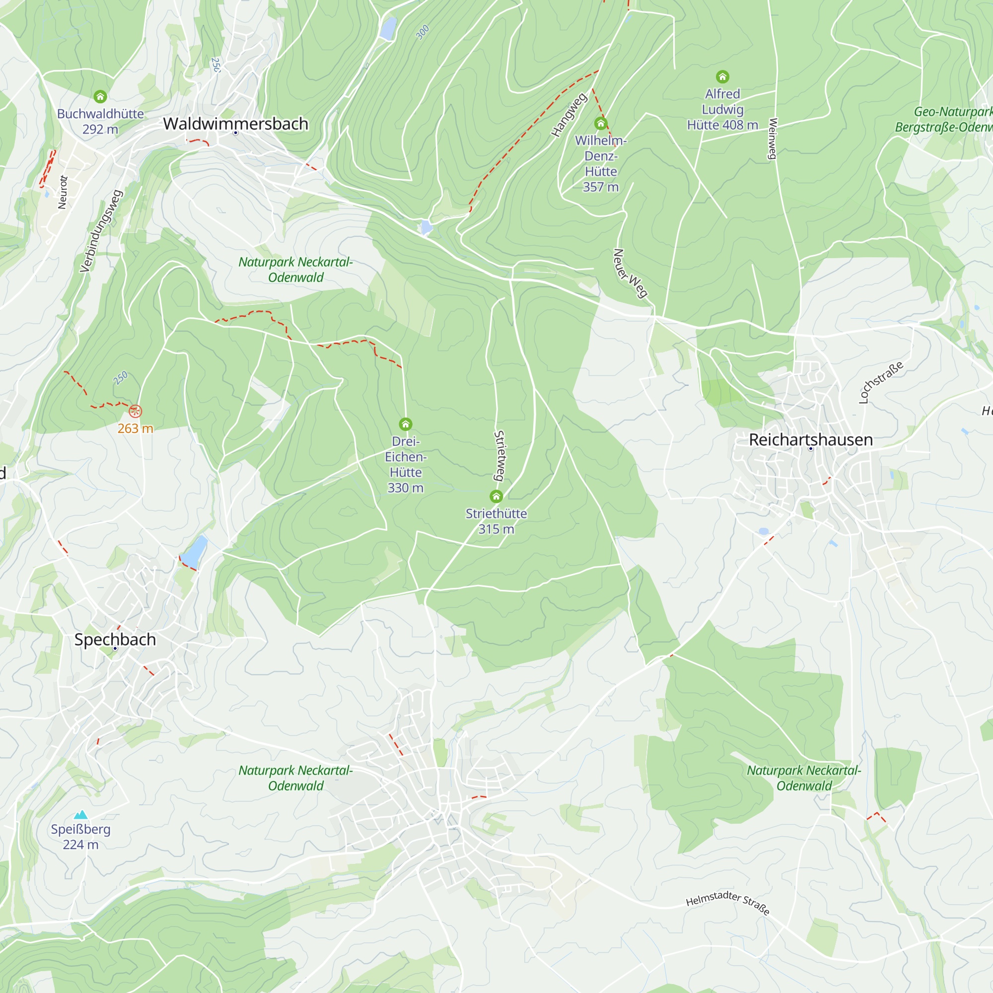 Striethütte map