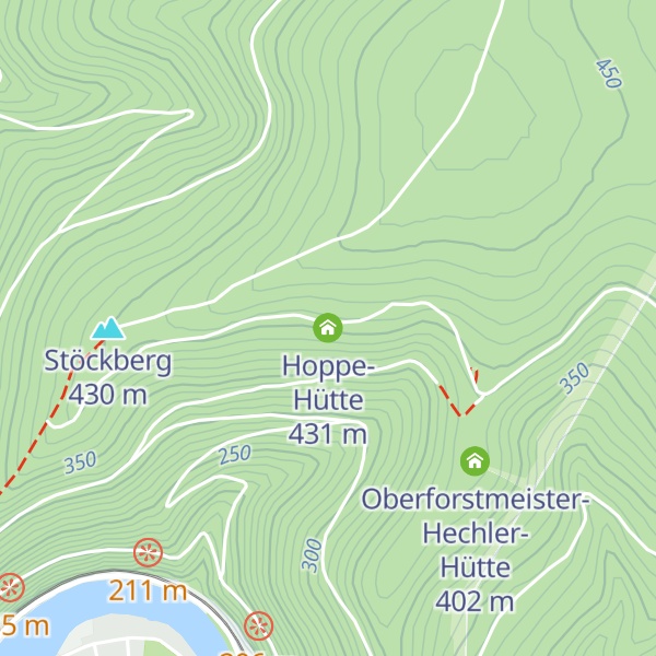 Map of Hoppe-Hütte