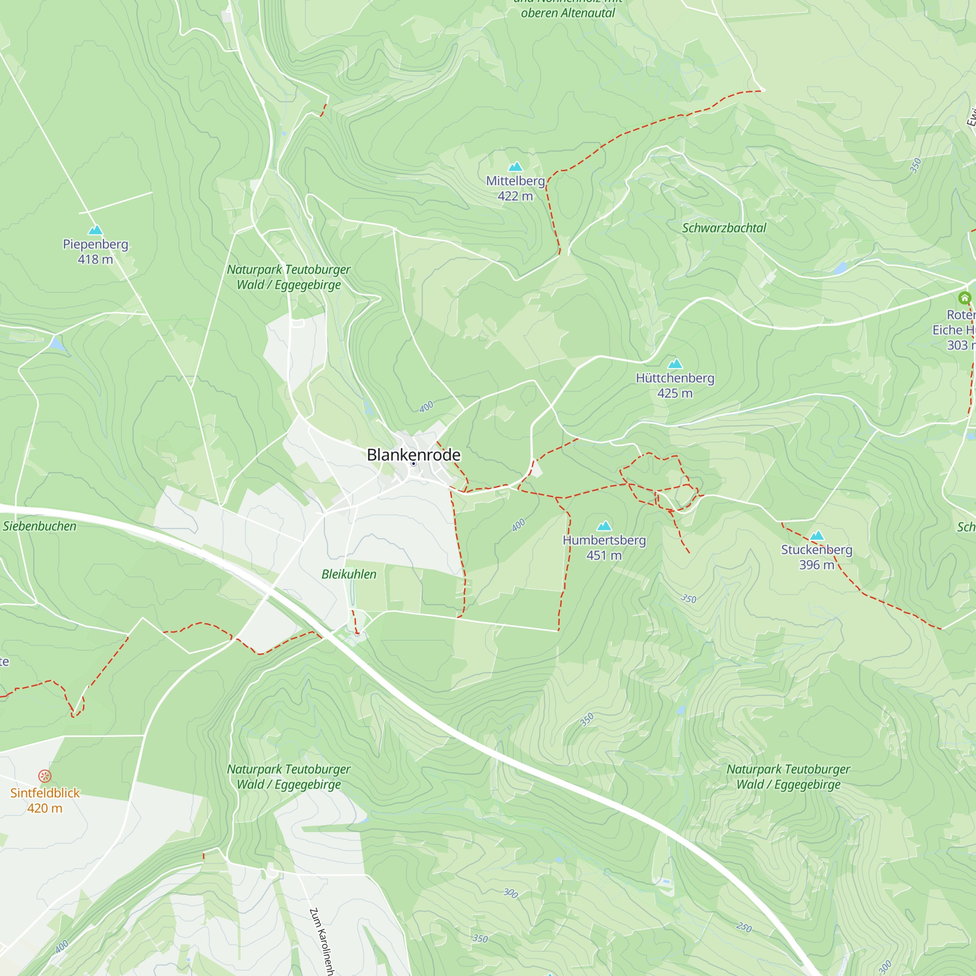 Blankenroder Hütte map