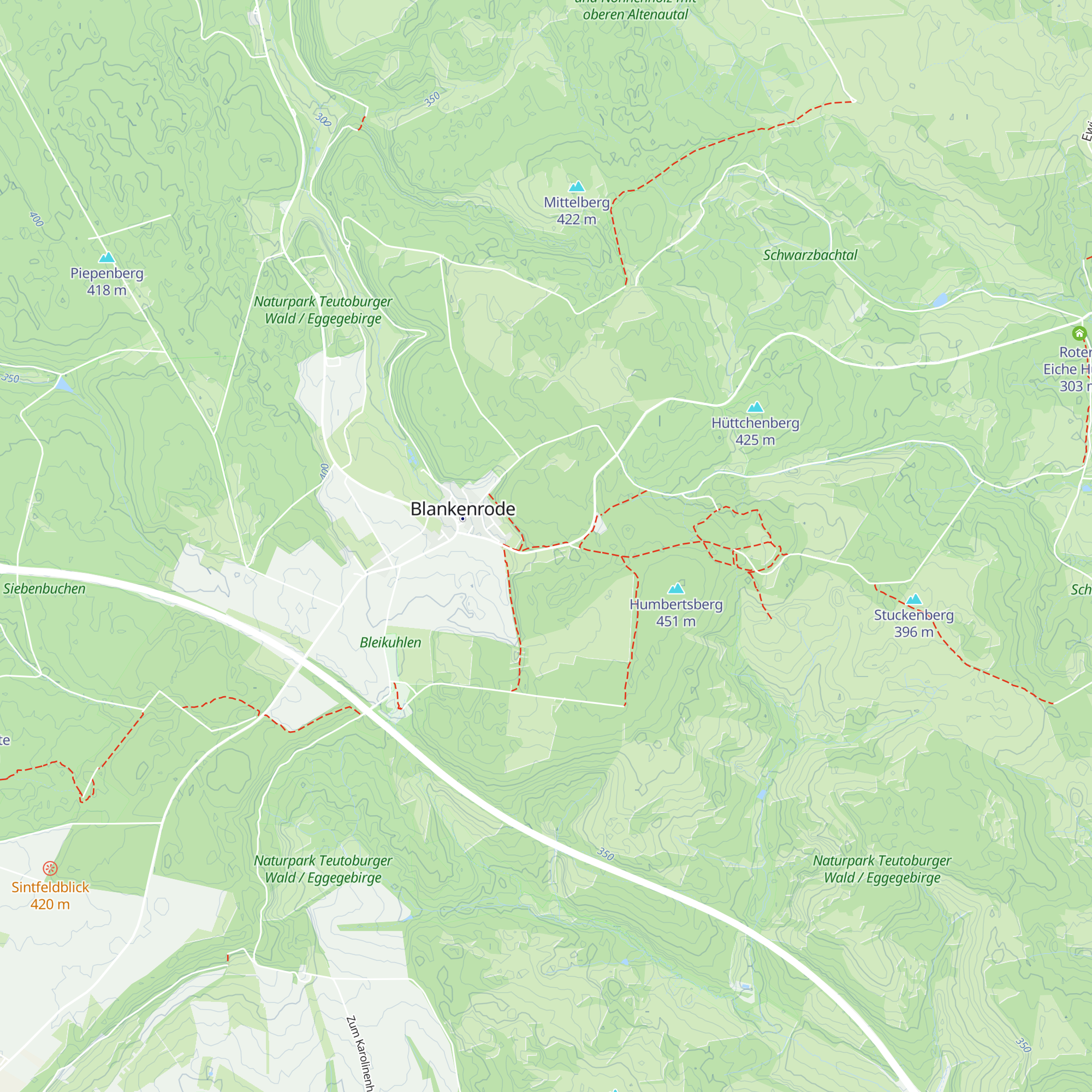 Blankenroder Hütte map
