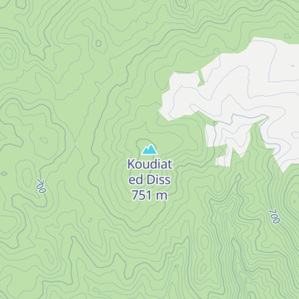 Map of Koudiat ed Diss