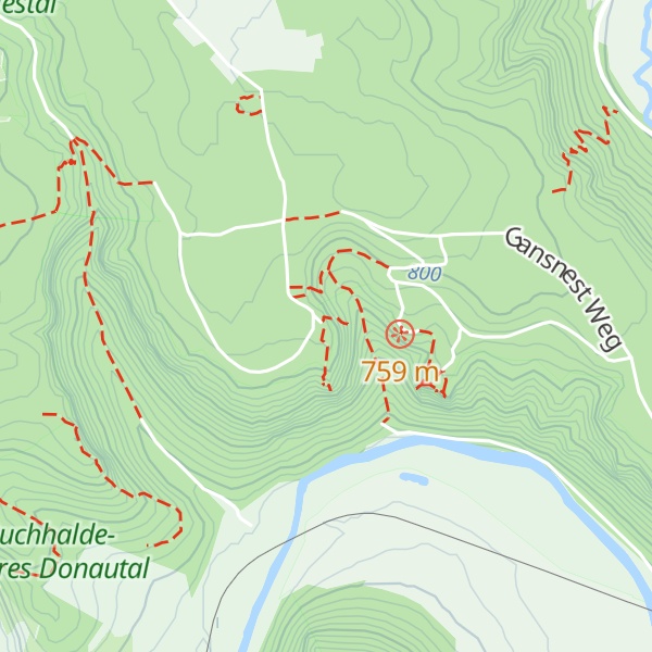 Map of Felsenhütte
