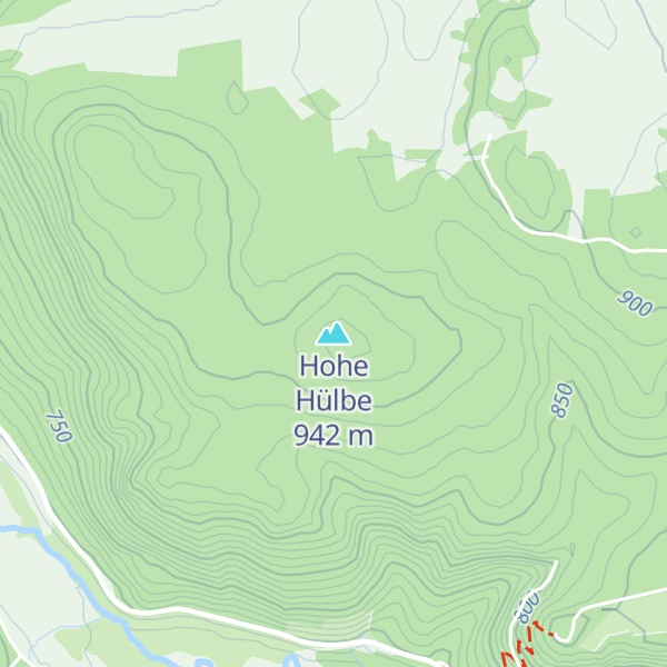 Map of Hohe Hülbe