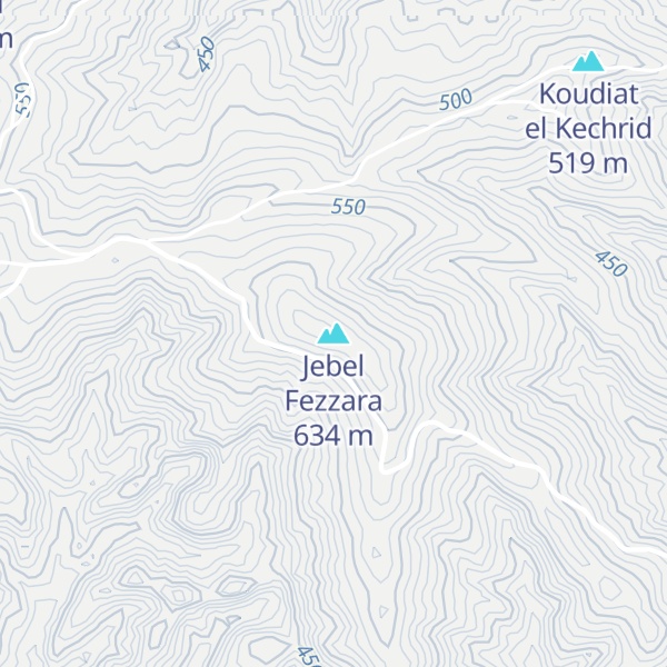 Map of Jebel Fezzara