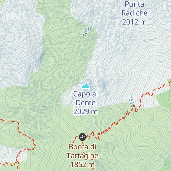 Map of Capo al Dente