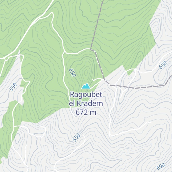 Map of Ragoubet el Kradem