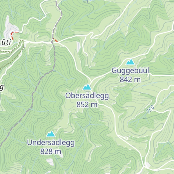 Map of Obersädlegg