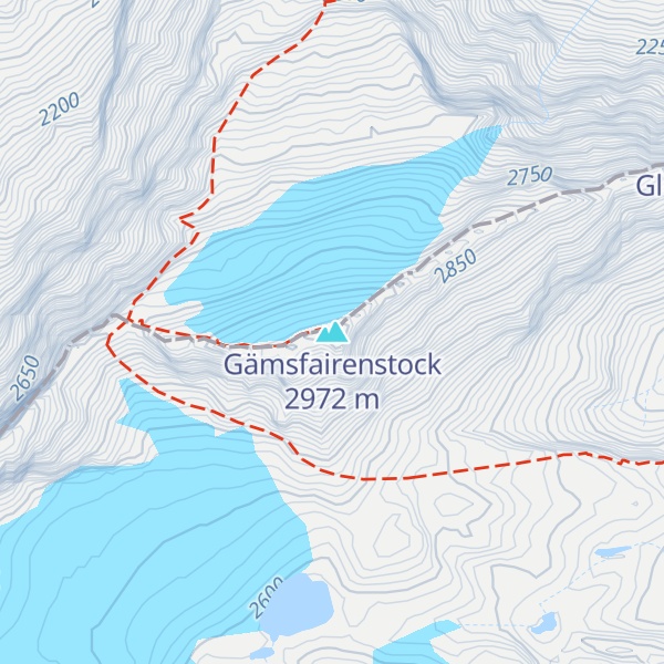 Map of Gämsfairenstock